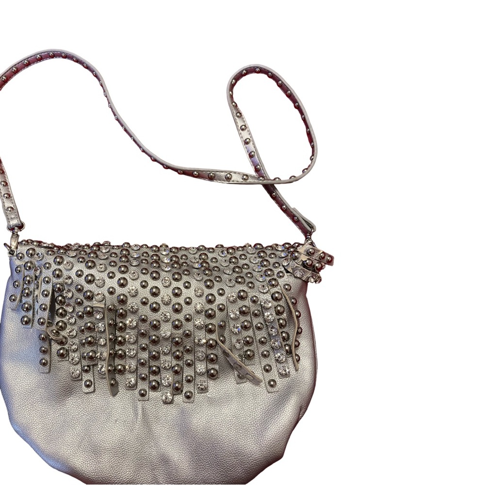 Imoshion Silver Studded Crossbody Bag